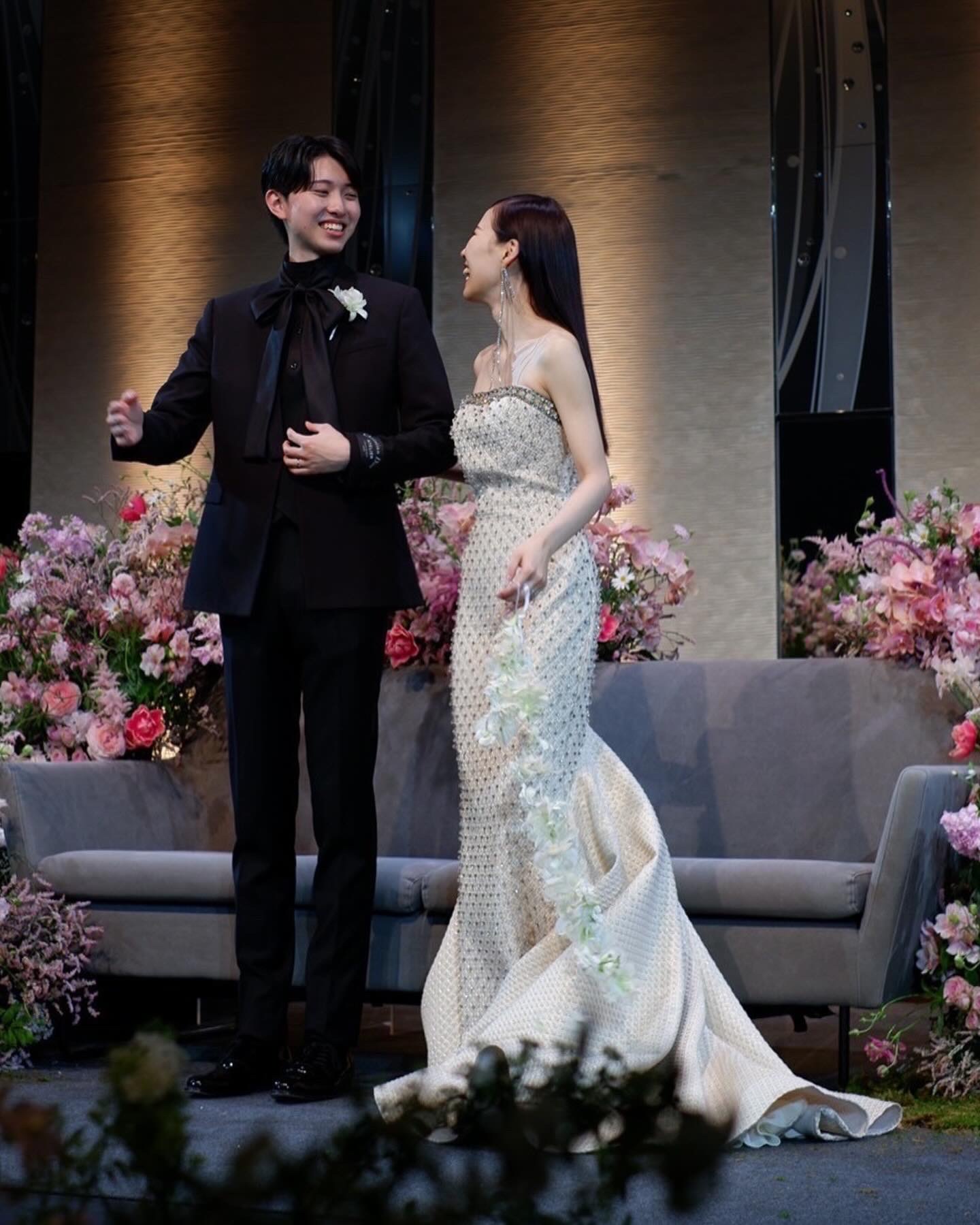 煌めきのビーズドレス