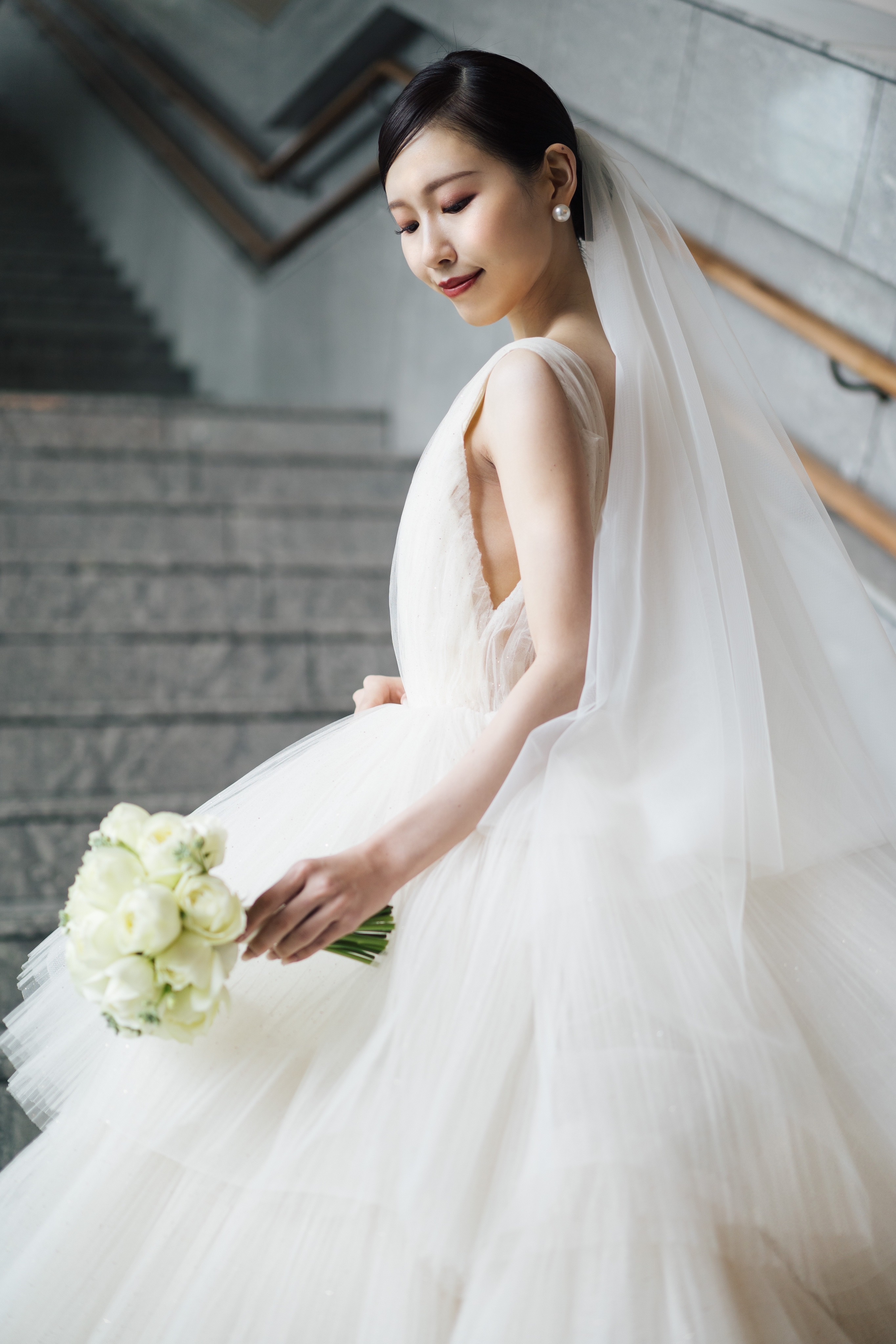 monaさんのチュールドレス