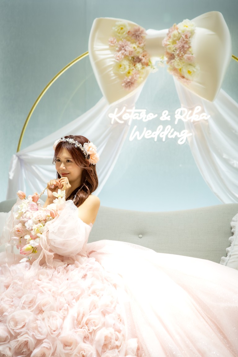 お色直し後の“妖精”中華スタイル